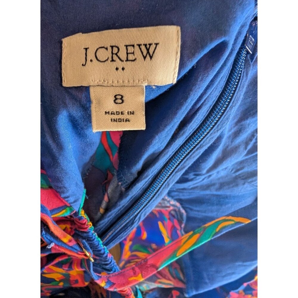 J. Crew‎ Tie Back Strappy Top in Tropical Floral Print - 8 - Picture 5 of 10